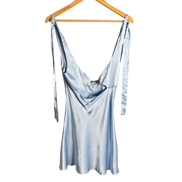 Fait Par Foutch Giselle Dress Baby Blue Size L NWT - Picture 4 of 7